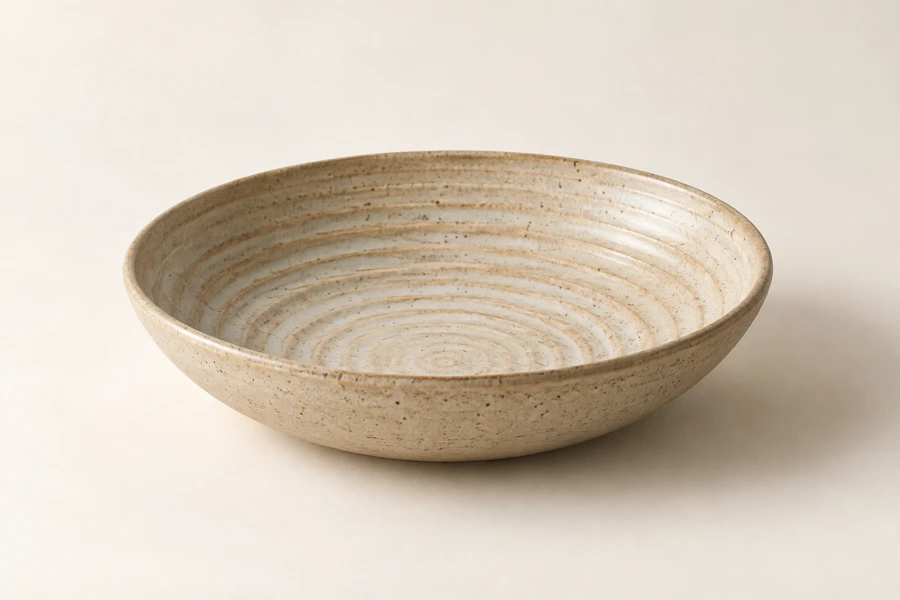 Quiet Ripple Fruit Bowl in Sand
