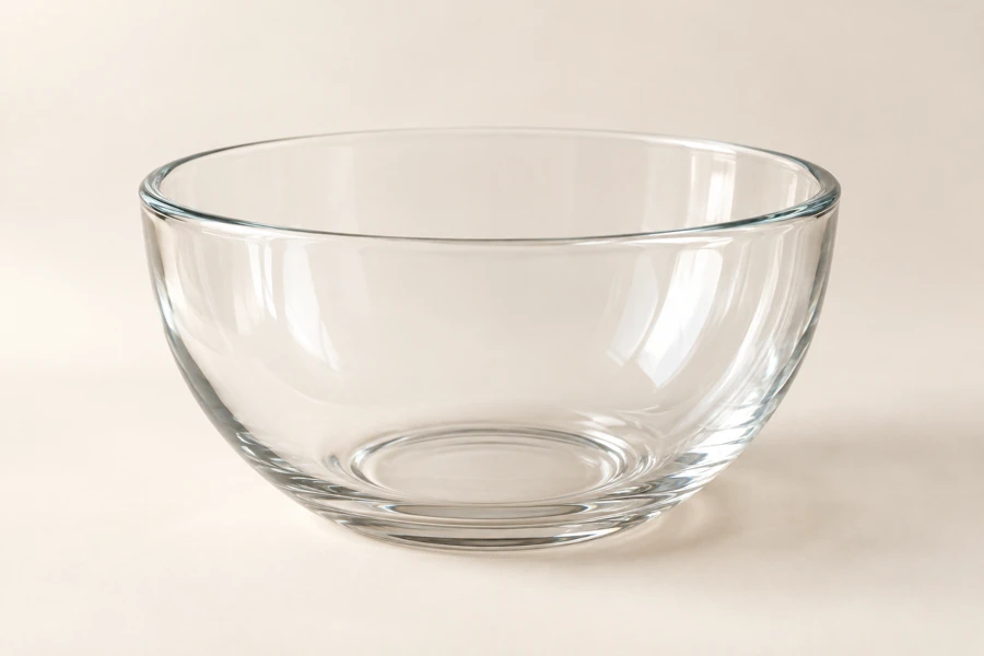 Dewdrop Glass Bowl in Clear